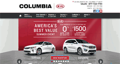 Desktop Screenshot of columbiakia.net